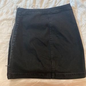 Black free people Jean skirt